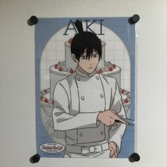 X2909 ◆未開封品 早川アキ　チェンソーマンカフェ　B4サイズ クリアポスター
