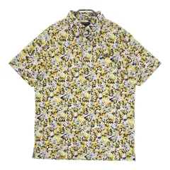 サイズ：LL CALLAWAY キャロウェイ  半袖ポロシャツ 花柄 イエロー系 [240101392286]# ゴルフウェア メンズ ストスト