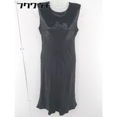 ◇ K.T KIYOKO TAKASE バックジップ　ノースリーブ　 膝丈 ワンピース サイズM ブラック レディース  【中古】 【1108190003470】