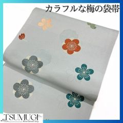 友原織物小紋大島紬証紙付き手織り純泥染花縦縞着物093a d