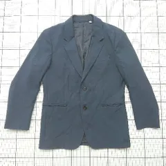 ◇ Θ UNIQLO ユニクロ シンプル系 長袖 テーラードジャケット サイズS ダークブルー系 メンズ E  【1508250003776】
