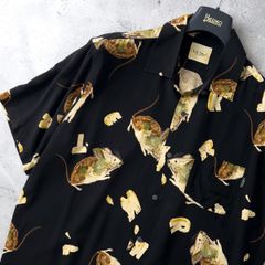 ブランド古着！80's日本製 Karl Helmut バラ柄 レーヨンシャツ ブランド古着！80's日本製 Karl Helmut バラ柄 レーヨンシャツ