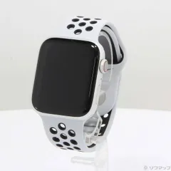 〔中古品〕 Apple Watch Series 5 GPS + Cellular 44mm シルバーアルミニウムケース ピュアプラチナム／ブラックNikeスポーツバンド【262】