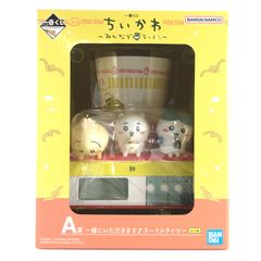 ◎BANDAI SPIRITS 잡화 치이카와＆벌벌＆토끼 함께 받습니다 누들 타이머 [이치반 쿠지 치이카와 ~모두라면~] A상 미개봉품