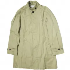 VAINL ARCHIVE x BEAUTY&YOUTH UNITED ARROWS ヴァイナルアーカイブ ビューティーアンドユース 別注 日本製 CHILL COAT コットンギャバ ステンカラーコート 2215BY001 L ベージュ バルカラー アウター