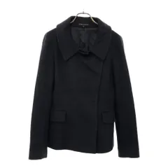 セオリー 長袖 ウールコート S ネイビー theory レディース 古着 【240203】