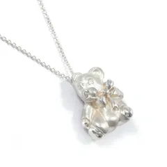 ティファニー ネックレス テディベア   シルバー