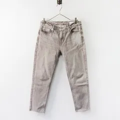 美品 アッパーハイツ upper hights 13G219 THE STELLA スキニーデニムパンツ 26/グレー カットオフ ジーンズ【2400013790475】