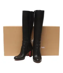 Christian Louboutin ルブタン フリンジスエードロングブーツ