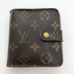 LOUIS VUITTON ルイヴィトン モノグラム コンパクト・ジップ 二つ折り財布 折り畳み財布 M61667 ポルトフォイユ レディース メンズ