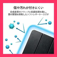 【スタッフおすすめ！】エレコム iPad 10.2 第9/8/7世代 (2021/2020/2019年) ケース オートスリープ/ウェイク対応 Apple Pencilスタンド・ホルダー付 ブラック TBWA19RWVSABK