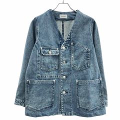 タグ付新品】cafune Vネックオーバーサイズデニムジャケット - メルカリ