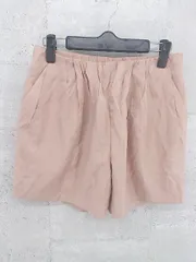 ◇ green label relaxing 　UNITED ARROWS ウエストゴム ショート パンツ 36 ピンクベージュ系 *  【1002800006274】