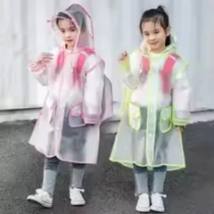 子供のため 女の子 ランドセル レインコート 小学生 新しい 雨 可愛い かわいい グリーングリーンP_4