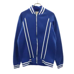 Champion チャンピオン 60s USA製 プロダクツタグ ヴィンテージ ブルゾン L ブルー ジャケット 裏起毛 メンズ 古着