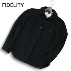USA製★ FIDELITY フィデリティ 秋冬 メルトン ウール★ CPO シャツ ジャケット Sz.M メンズ