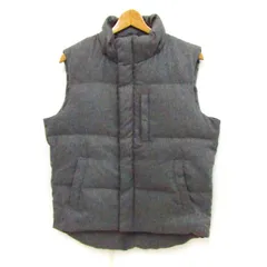 グローバルワーク ダウンベスト ジャケット アウター メンズ Mサイズ グレー GLOBAL WORK 【中古】