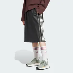 アディダスオリジナルス adidas Originals アディブレイク フェイクレザースカート スカート 通学通勤 ストリート レディース WOMEN ADDIBREAK SKIRT EEG60 IJ5025 BLACK