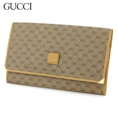 美品 グッチ GG キャンバス 長財布 チャーム 金具 ダークブラウン 美品 グッチ GG キャンバス 長財布 チャーム 金具 ダーク