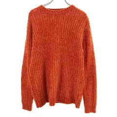 アーバンリサーチ 長袖 モール ニット 38 オレンジ URBAN RESEARCH セーター メンズ