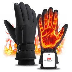 グローブ ランニンググローブ 防寒グローブ 手袋 防風防水 紛失防止結び タッチパネル対応 暖かい 滑り止め 厚手 保温 スマホ対応 男女兼用 サイクルグローブ バイクグローブ 【3Mシンサレート・裏起毛で高い保温性能・弾く撥水力】 防寒手袋 アウトドアグロー