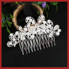 髪飾り 花 蝶 パール フォーマルヘアアクセサリー かんざし 結婚式 和装