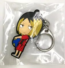 ♪) 孤爪研磨 両面ラバーキーホルダー ふりむキメ 「とれトレ ハイキュー!!」 [10]