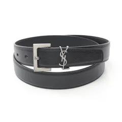付属付き✨サンローランパリ ベルト カサンドラロゴ YSL レザー ブラック 楽天市場】サンローラン SAINT LAURENT YSLカサンドラロゴ