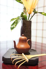 Old purple clay plum pot　紫砂壺 中国茶器 茶道具 泡茶 茶壺 茶杯 ティーポット 急須