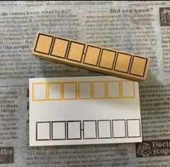 📮シンプル郵便番号枠〠大📮スタンプ はんこ