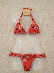 eggモデル着用】アルバローザ 水着 メイパラ柄【当時物☆激レア