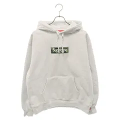 SUPREME (シュプリーム) 23AW Box Logo Hooded Sweatshirt ボックスロゴ フーデッド スウェットシャツ  プルオーバー パーカー グレー - メルカリ