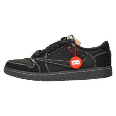 NIKE (ナイキ) ×TRAVIS SCOTT AIR JORDAN 1 LOW OG SP BLACK PHANTOM DM7866-001 トラヴィススコット エアジョーダン 1 ローカットスニーカー US8.5/26.5cmのサムネイル