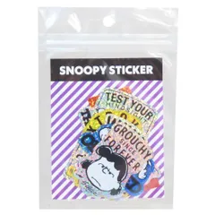 【メール便】スヌーピー フレークシール フレークステッカーS goodness ピーナッツ S＆C デコレーション DECOシール キャラクター グッズ 