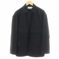 グラフペーパー Graphpaper WOOL KERSEY FATIGUE SHIRT ファティーグジャケット ウール 1 黒 ブラック GM203-50051 /AN11のサムネイル