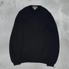 VA-53 80s〜90s Eddie Bauer コットン セーター ネイビー エディーバウアー ニット ヴィンテージ メンズ　L