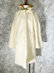 美品<!-利用不可文字-!> chocol raffine robe　ショコラフィネローブ　フード付きロングコート【F】アイボリー　かわいい　おしゃれ　綺麗　冬　暖かい