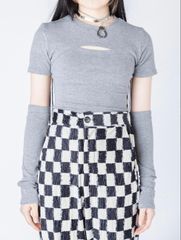 【LOVE KILLER CLUB】crop warmer long tee (3color)