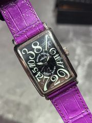 FRANCK MULLER(フランクミュラー) ロングアイランド クレイジーアワーズ【保証書ブランク】【中古品】【1200CH OG Black】