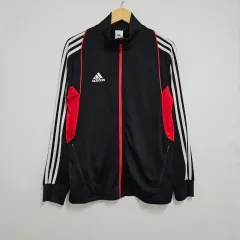 95 adidas(アディダス) 黒×赤 ジャージ