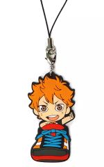 [中古]ストラップ(キャラクター) 日向翔陽 烏野ラバーストラップ すぽりん きゅんキャラいらすとれーしょんず [一番くじ ハイキュー!!~冬志団結!~] K賞