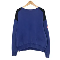 【倉吉店】C.E CAV-EMPT | シーイーキャブエンプト スウェット OVERDYE PANEL SHOULDER CREW NECK スウェットシャツ CES16CS10 ブルー 【103】