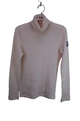 【美品】Callaway(キャロウェイ) タートルネックセーター 白 レディース M 241-5254979 ゴルフウェア 2311-0319 中古