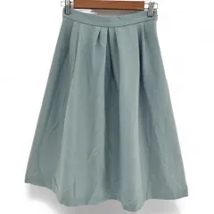 エージーバイアクアガール　Ｌサイズ　ひざ丈スカート　水色