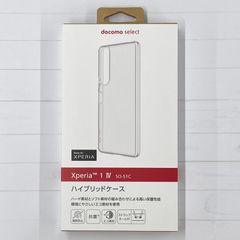 docomo Xperia 1 IV SO-51C ハイブリッドケース/クリア AYB58514