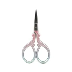 LOYELEY 刺繍ハサミ 縫製はさみ 糸きりハサミ 小さい手芸はさみ ステンレス製 良い切れ味 DIY 裁縫ツール 手芸用 手軽 持ちやすい ヴィンテージ (グラデーションカラー)