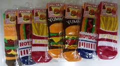 ハンバーガー  靴下 7足セット　19～24ｃｍ　レディース　子供　大人
