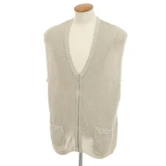 【中古】シュプリーム Supreme 2023年春夏 Dragon Zip Up Sweater Vest コットン ニットベスト サンドベージュ【サイズM】【メンズ】のサムネイル