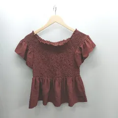 ◇ ⊂ Φ IENA イエナ 半袖 カットソー サイズF ブラウン系 レディース E  【1502060002042】