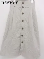 ◇ SENSE OF PLACE by URBAN RESEARCH 膝下丈 フレア スカート サイズ36 ベージュ レディース  【中古】 【1107140003799】